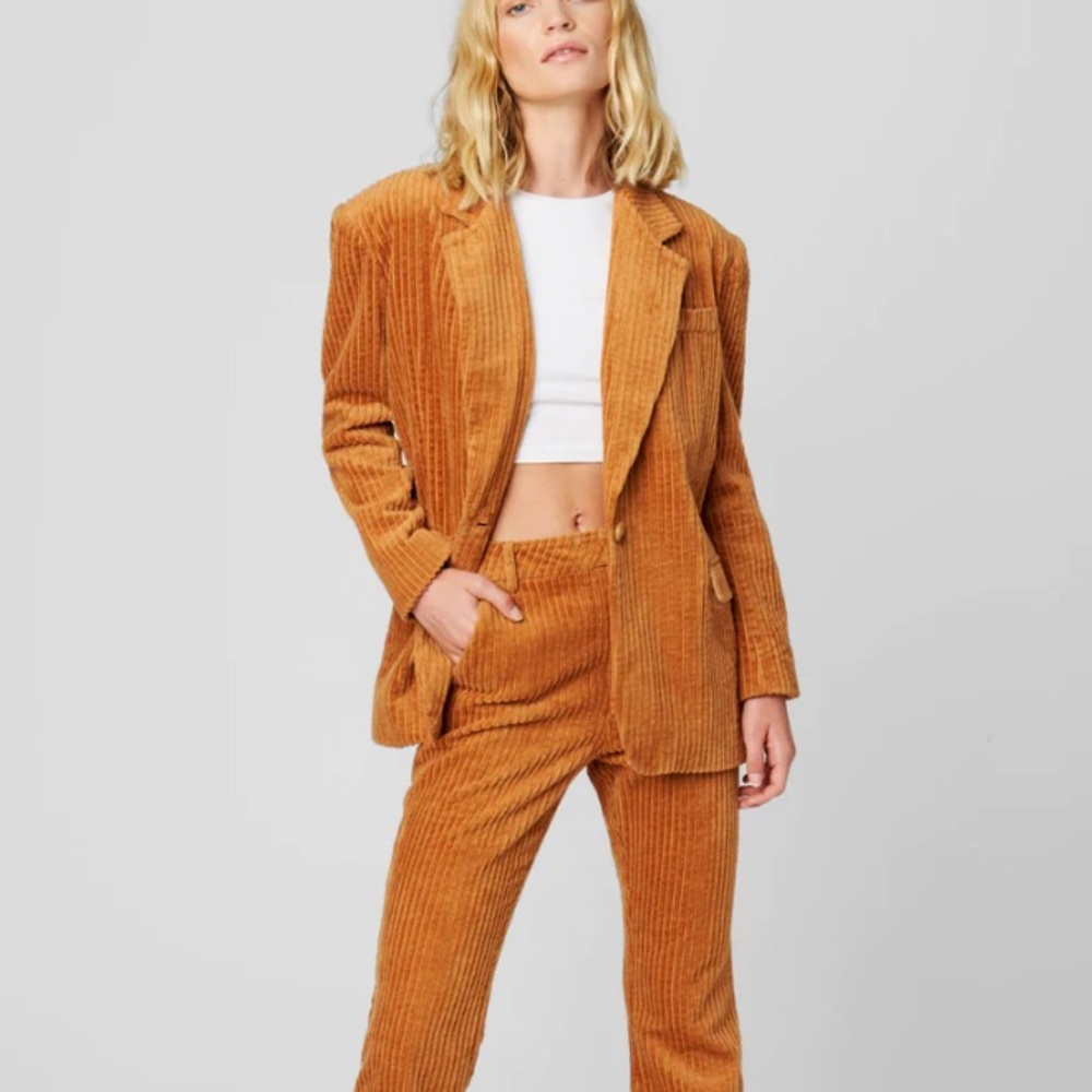 (A8) Blank NYC Wide Wale‎ Corduroy Oversized Blazer Jacket, Size Large, NWT